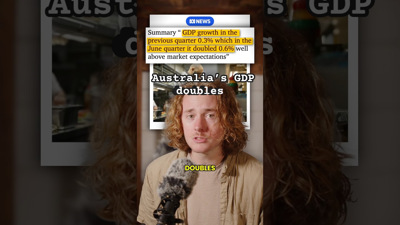 Australia’s GDP growth doubles but the press reports gloom 