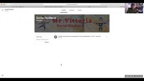 Google Classroom - Classroom Tab Navigation
