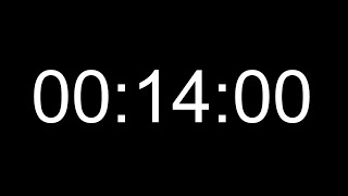 14 Minutes Silent Count Up Timer