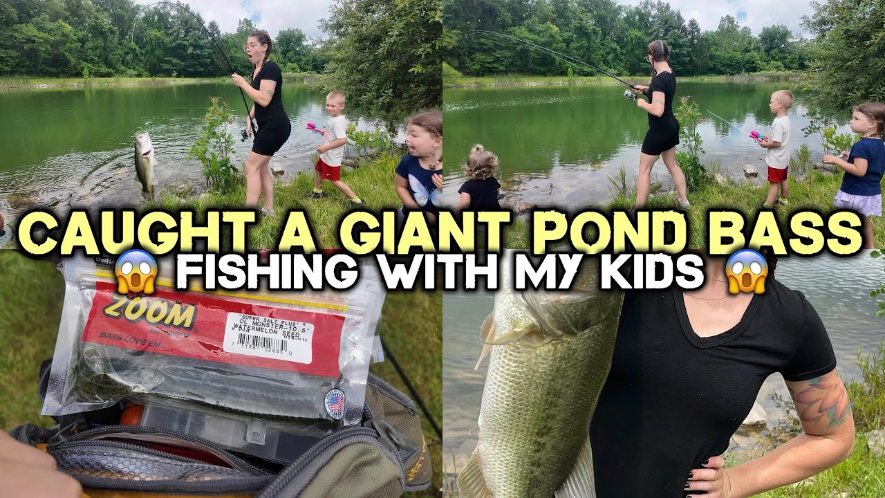 I CAUGHT A GIANT BASS ON CAMERA