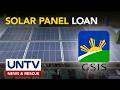 GSIS members, maaaring mag-loan para magpakabit ng solar panel sa bahay