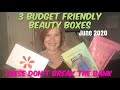 Opening 3 Budget Friendly Beauty Boxes | June 2020 | Big Bang For Not A Lot of Bucks