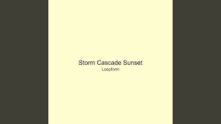 Storm Cascade Sunset