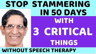 ✅238 How To OVERCOME IN 50 DAYS Your Stammering With 3 Critical Things Dr. Sudhir Arora [sel.bel.m