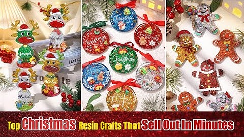 How to Make Christmas Resin Ornaments | Beginner-Friendly Holiday Crafts