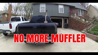 Cut off Muffler From a Chevy Silverado