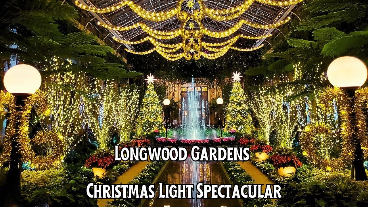 Longwood Gardens Christmas Lights Spectacular! Travel Video YouTube