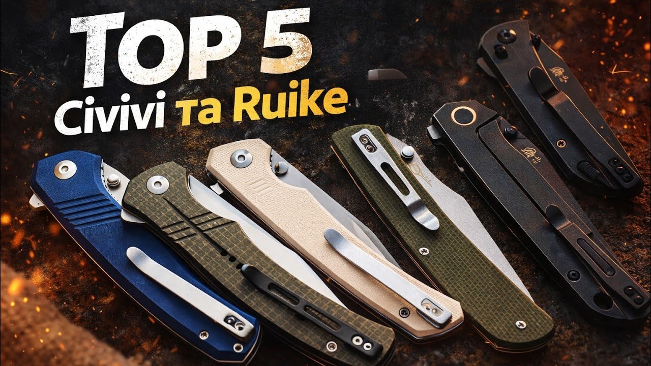 Top 5 ножів Civivi та Ruike | Мій реальний вибір