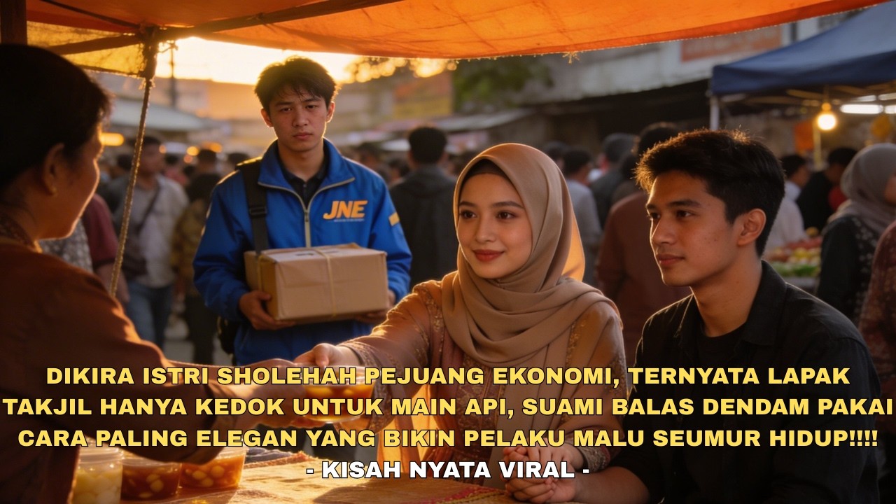 KETIKA LAPAK TAKJIL HANYA KEDOK UNTUK BERSELINGKUH, SUAMI MEMBALAS DENDAM PAKAI CARA PALING ELEGAN!!