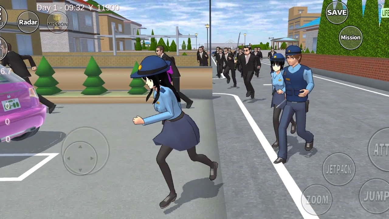 HOW TO PLAY BOSS YAKUZA HIMAWARI 🚔‼️ ATTACK THE POLICE KOBAN STATION|| SAKURA SCHOOL SIMULATOR