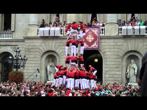 Castellers de Barcelona: 4d9f - Festa Major de Barcelona - La Mercè Colles Convidades 21/09/2014.