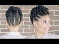 Flat Twist Updo | Protective Style