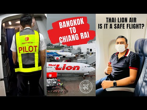 Is it safe to travel with Lion Air? Bangkok to Chiang Rai on Thai Lion Air Boeing 737-800 !!