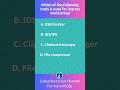 Which of the following tools is used for ingress monitoring?