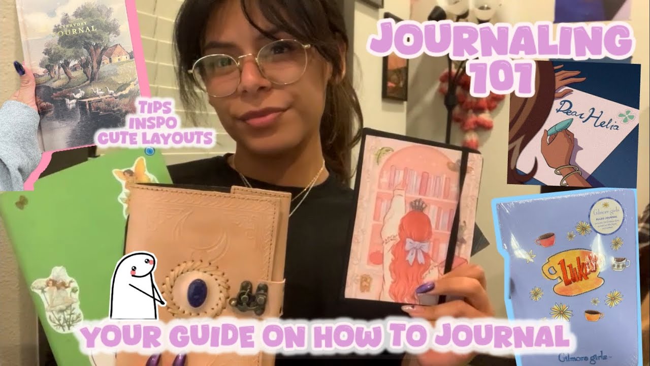 Journaling Tips ! How to get started, Ideas to personalize your Journals, cute stickers and designs