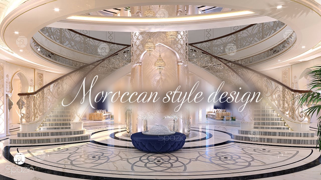 Modern Moroccan style interior design for a luxury house