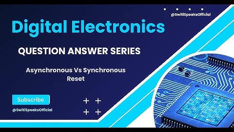 Asynchronous Vs Synchronous Reset #digitalelectronics #reset #cpu #vlsi #coding #semiconductor #sv