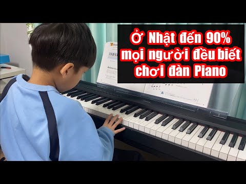 Đây là lý do mà người Nhật nào cũng biết chơi đàn Piano. Một ngày đưa con đi học đàn Piano ở Nhật.