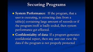 9. Securing Programs - Part 1