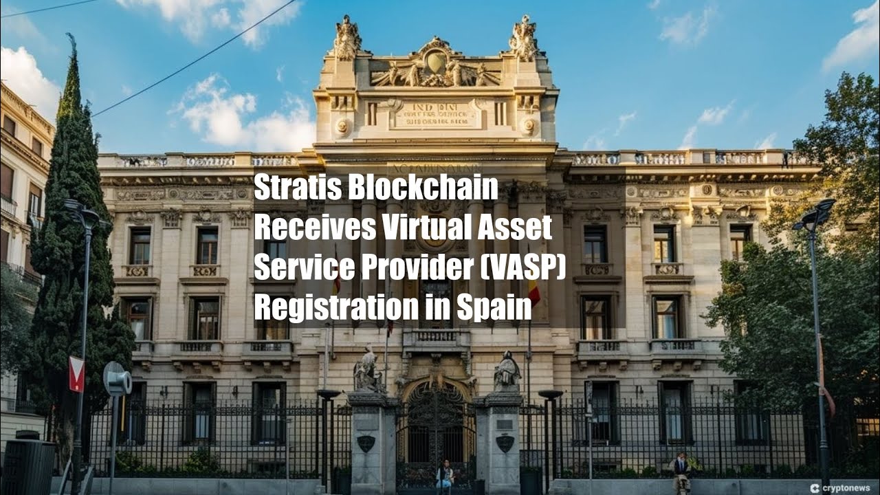 Stratis Blockchain Receives Virtual Asset Service Provider (VASP) - YouTube