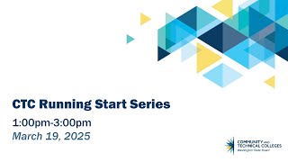 CTC Running Start Series 2024-2025 #4