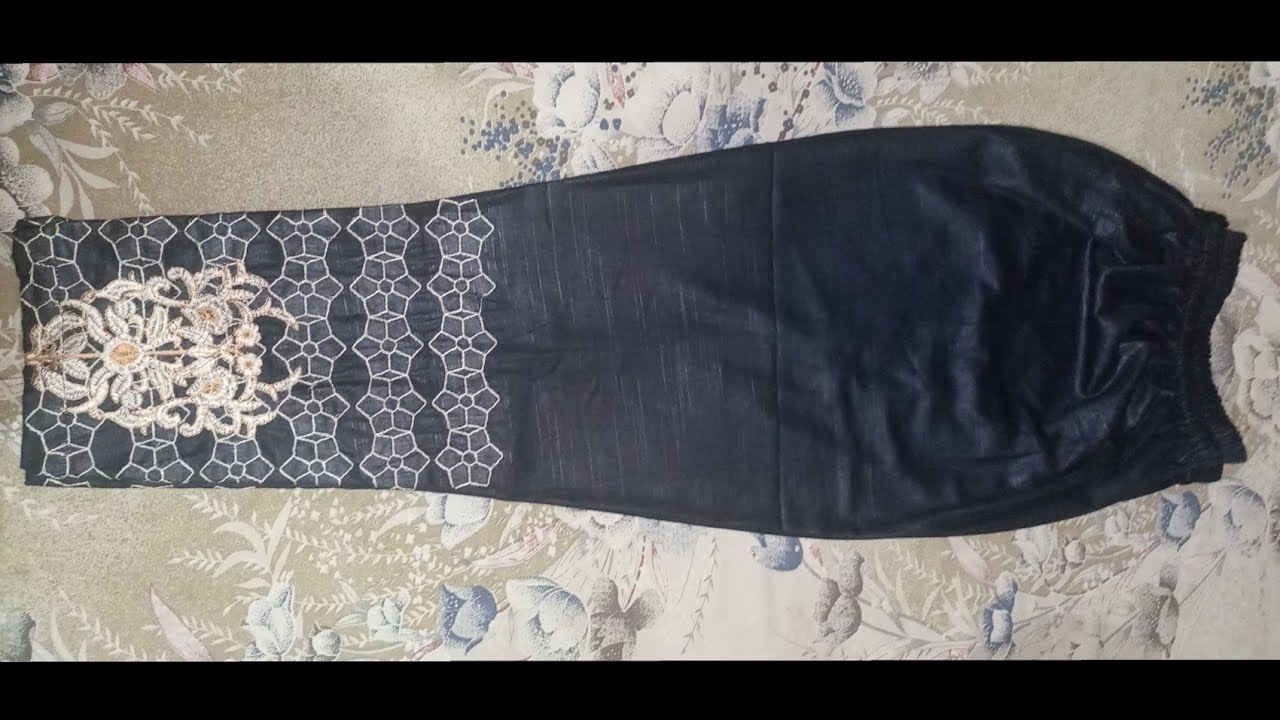 Kadhai walay trouser ki cutting and stitching