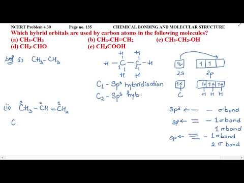 Video Which hybrid orbitals are used by carbon atoms in the... - youtube