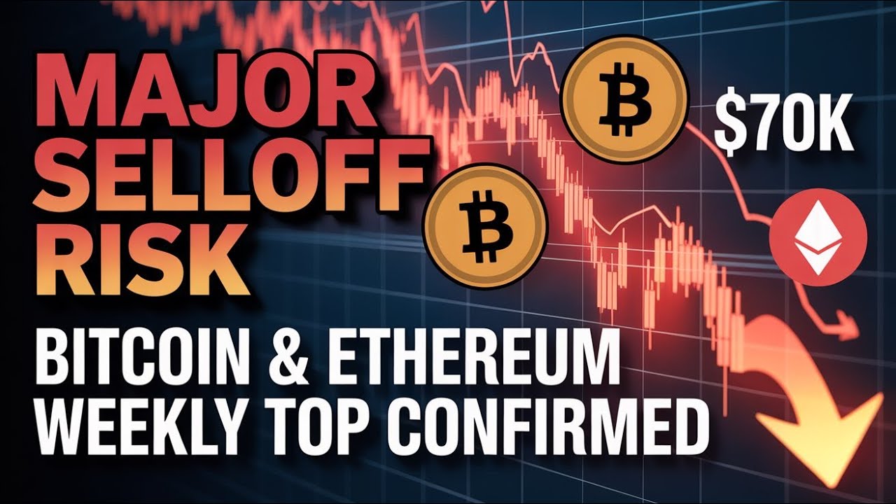 Bitcoin & Ethereum Weekly Top Confirmed | Major Selloff Risk Toward $70K