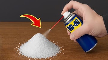 Mix WD-40 with salt! AMAZING results that most people can