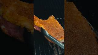 Reverse sear double cut pork chops 😋