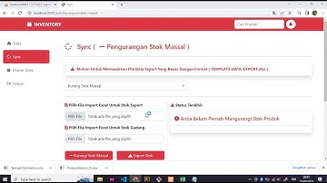 Sistem Informasi Persediaan ( Import & Export DB as Excel ) menggunakan Laravel 9 - Demo