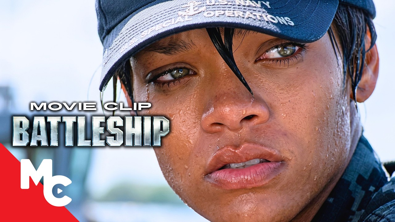 Rihanna Fights Aliens On A WWII Battleship | Battleship | Rihanna Battleship Movie Clip
