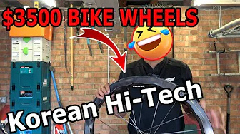 SUPER EXPENSIVE $3500 Korean bike wheels | Busted my Balancing Machine