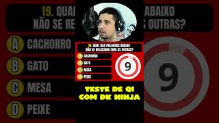 Teste de QI com DK NINJA