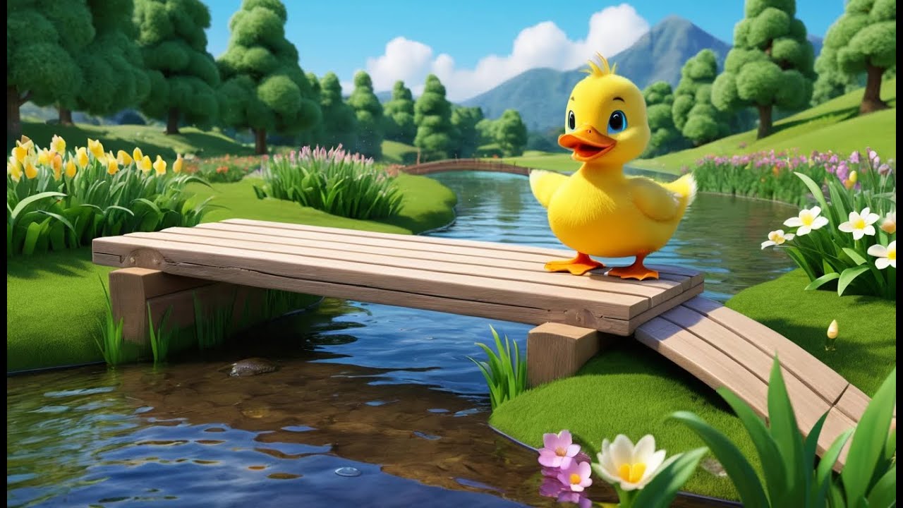 Baby Duck Quack Quack Quack | Fun Quacking Song for Kids | Duckling Adventure Rhyme