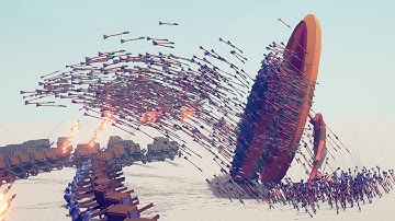 MASSIVE SHIELD vs 100x EVERY RANGED UNIT - Totally Accurate Battle Simulator TABS