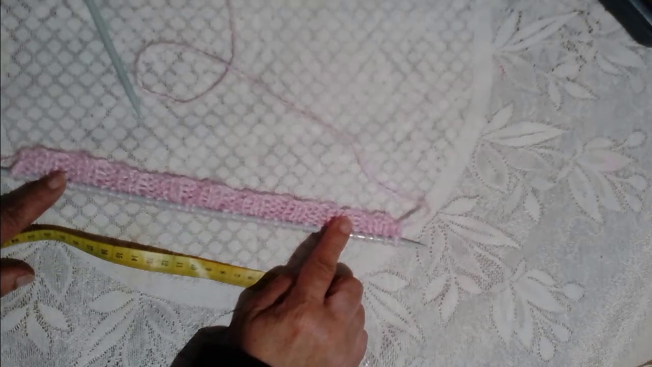 كيفية اخذ المقاس علي ابر التريكو ( الدرس الثالث )