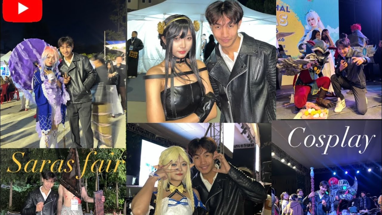 Saras fair || Anime Cosplay event 😍itanager