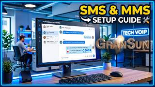 How to Send SMS & MMS on GranSun PBX Communicator Desktop App (Complete Tutorial)