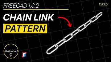 ⛓ Chain Link Design - FreeCAD Rotate Object - FreeCAD Linear Pattern - FreeCAD Array