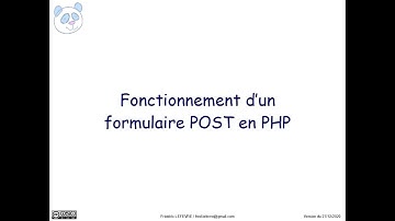PHP - Formulaire POST