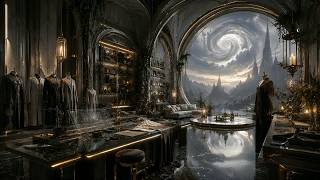 🕯️ The Atelier of Le Clozet | Fantasy Ambient Music & Soft Storm Sounds for Deep Sleep | HD | LIVE screenshot 3