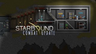 Starbound Combat Update - Lunar Base Run
