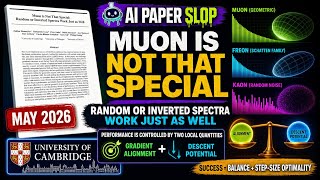 Muon is Not That Special: Random or Inverted Spectra Work Just as Well (May 2026)