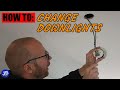How to change and replace ceiling downlights  step by step