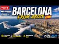 🔴 UŽIVO | Panoramski Let Iznad BARSELONE 🇪🇸 | Diamond DA42 NG | MSFS 2024