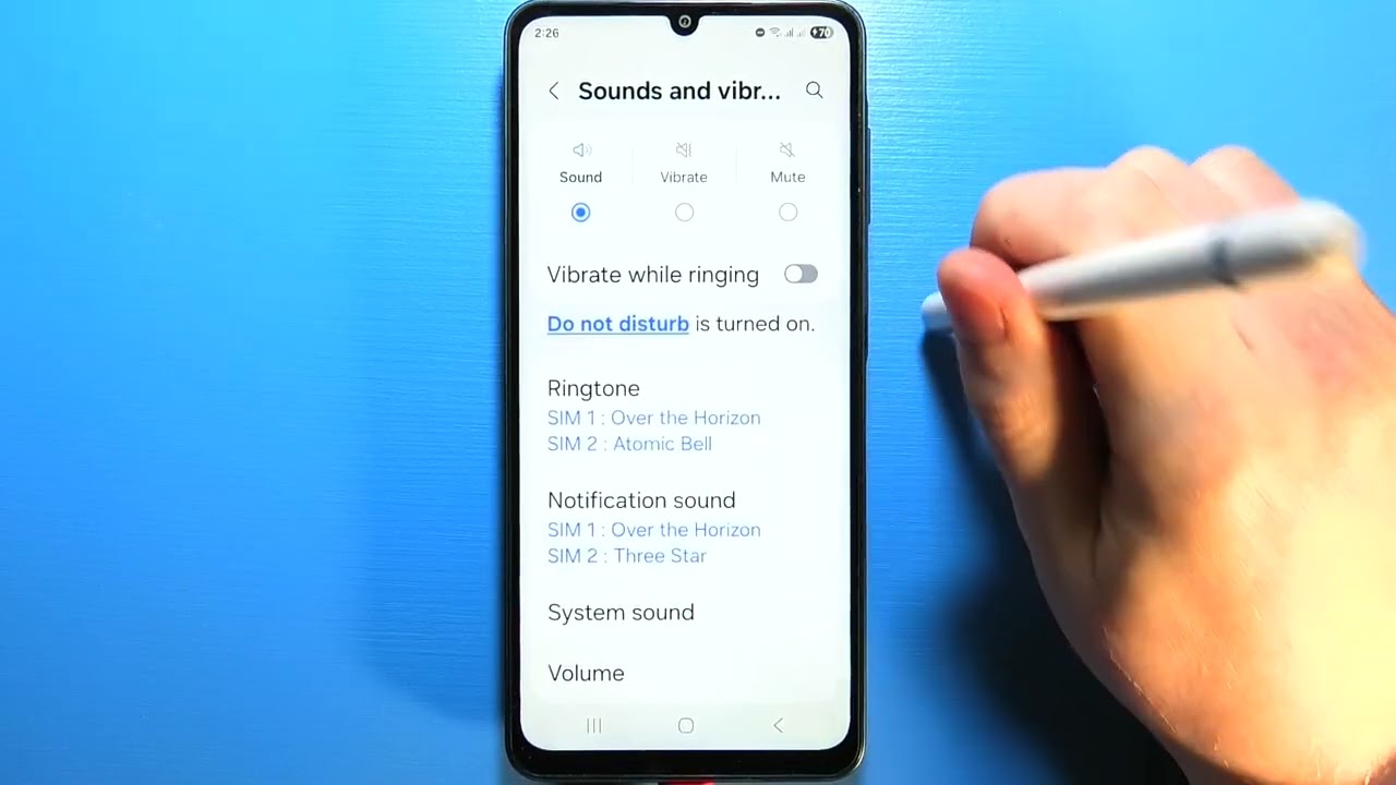 Samsung Galaxy F07: How to Change Notification Sound