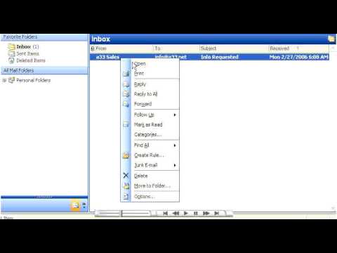 How to view email headers in Outlook Express 2003