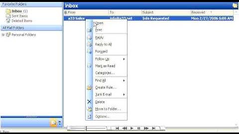 How to view email headers in Outlook Express 2003