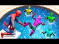 GTA 5 Rainbow Spiderman Water Fails (Ragdolls/Euphoria Physics) #17